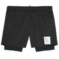 Short Deportivo Satisfy Techsilk 8" Negro Hombre