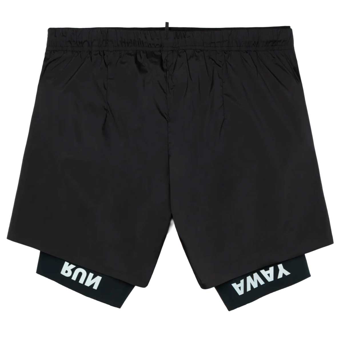 Short Deportivo Satisfy Techsilk 8" Negro Hombre