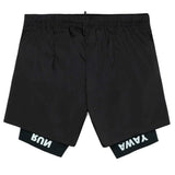 Short Deportivo Satisfy Techsilk 8" Negro Hombre