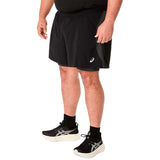 Short Deportivo Asics ROAD 2N1 5IN Negro Hombre
