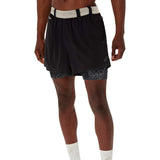 Short Deportivo Asics METARUN 4 IN 2-N-1 Negro Hombre