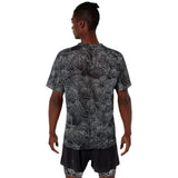 Playera Asics METARUN SLEEVE TOP Negro Gris Hombre