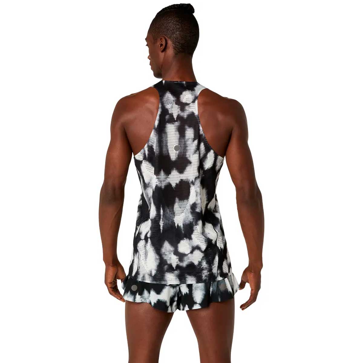 Playera Sin Manga Asics METARUN Singlet Beige Negro Hombre