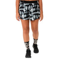 Short Deportivo Asics METARUN Split Short Beige Negro Mujer