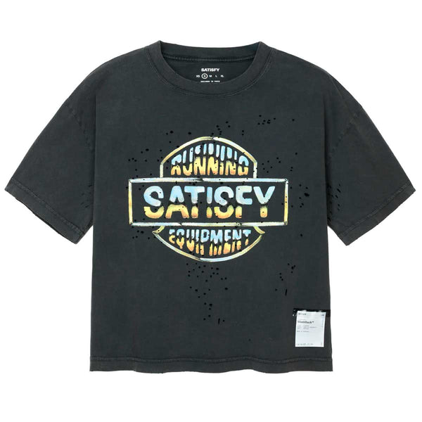 Playera Deportiva Satisfy MothTech™ Aged Black Mujer