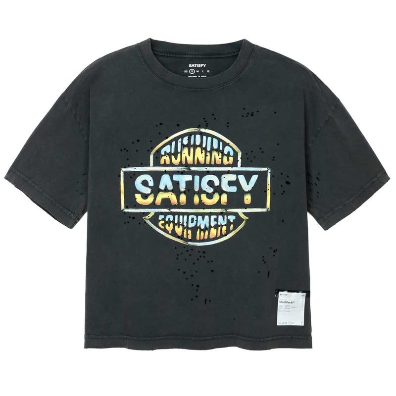 Playera Deportiva Satisfy MothTech™ Aged Black Mujer