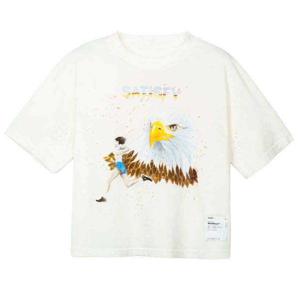 Playera Deportiva Satisfy MothTech™ Off White Mujer