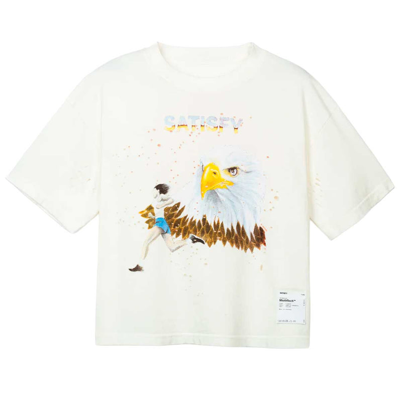 Playera Deportiva Satisfy MothTech™ Off White Mujer
