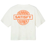 Playera Deportiva Satisfy MothTech™ Off White Mujer