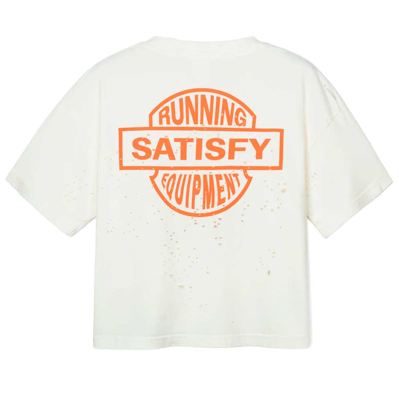 Playera Deportiva Satisfy MothTech™ Off White Mujer