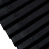 Playera Deportiva Satisfy AuraLite™ Pleated Negra Mujer