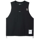 Playera Deportiva Satisfy Space-O Muscle Tee Negra Mujer