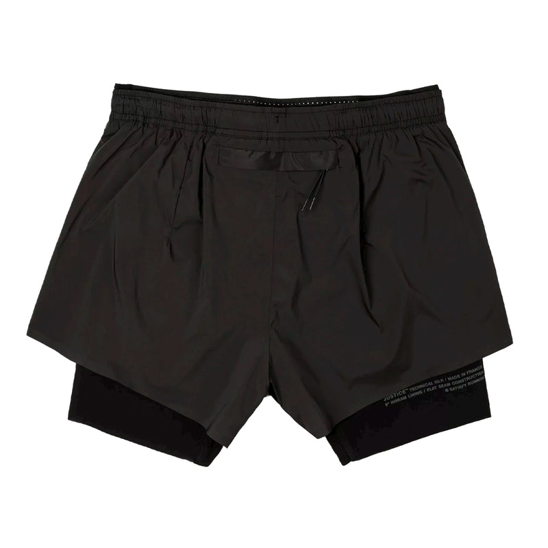 Short Deportivo Satisfy Techsilk 3" Running Negro Mujer