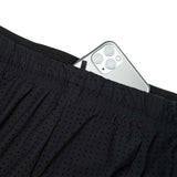 Short Deportivo Satisfy Space-O 2.5 Negro Mujer
