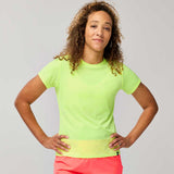 Playera Deportiva Brooks Luxe Short Sleeve Neo Mujer