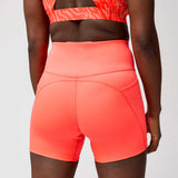 Short Deportiva Brooks Spark 5" Short Tight Naranja Mujer