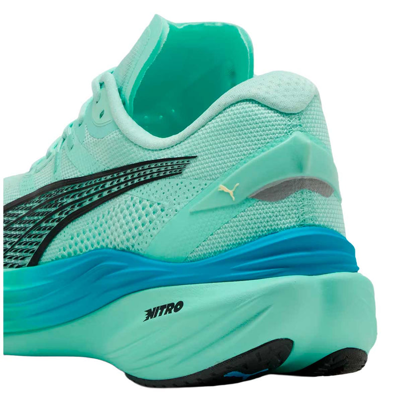 Tenis Puma DEVIATE NITRO 3 Aqua Negro Hombre