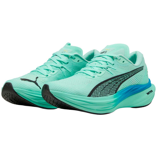 Tenis Puma DEVIATE NITRO 3 Aqua Negro Hombre