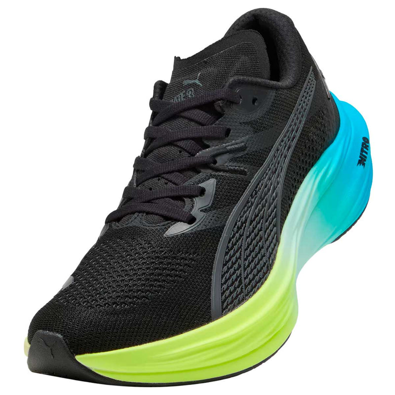 Tenis Puma DEVIATE NITRO 3 Negro Azul Hombre