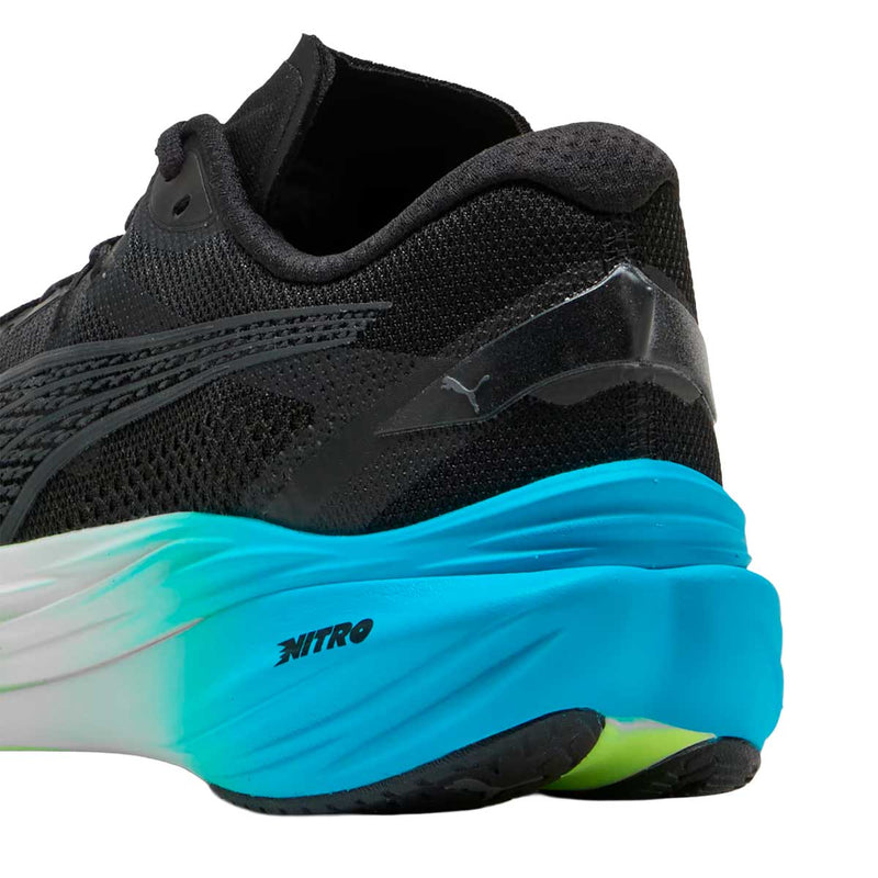 Tenis Puma DEVIATE NITRO 3 Negro Azul Hombre