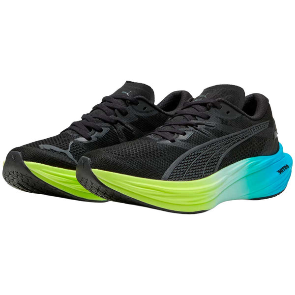 Tenis Puma DEVIATE NITRO 3 Negro Azul Hombre