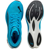 Tenis Puma DEVIATE NITRO 3 Celeste Negro Hombre