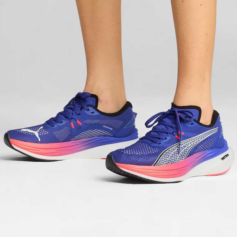 Tenis Puma Running DEVIATE NITRO 3 Azul Mujer