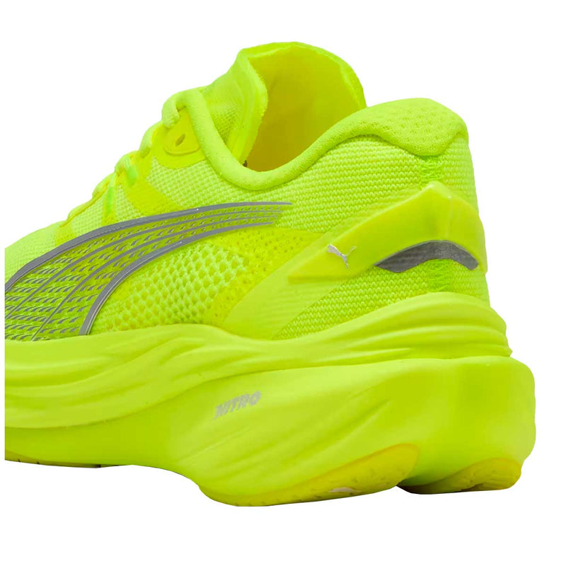 Tenis Puma Running DEVIATE NITRO 3 Amarrillo Neón Mujer