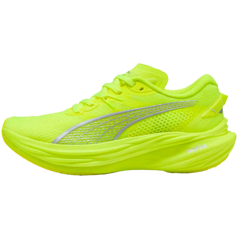 Tenis Puma Running DEVIATE NITRO 3 Amarrillo Neón Mujer