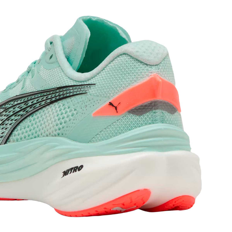 Tenis Puma DEVIATE NITRO 3 Verde Menta Mujer