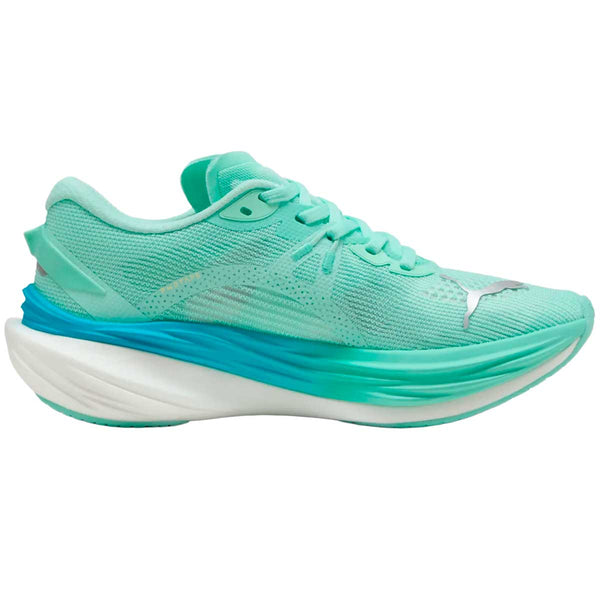 Tenis Puma DEVIATE NITRO 3 Aqua Azul Mujer