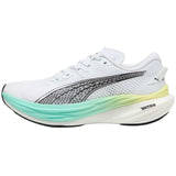 Tenis Puma DEVIATE NITRO 3 Blanco Aqua Mujer