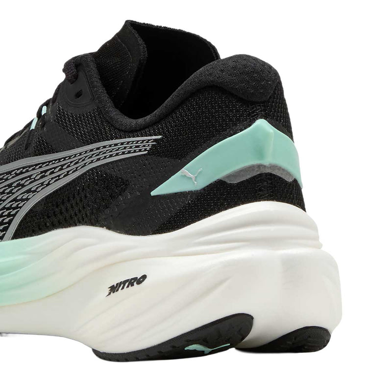 Tenis Puma DEVIATE NITRO 3 Negro Aqua Mujer