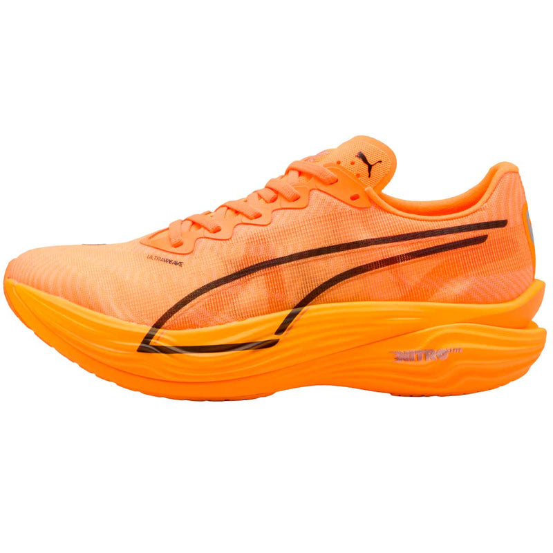 Tenis Puma Deviate NITRO Elite 3 Naranja Negro Hombre