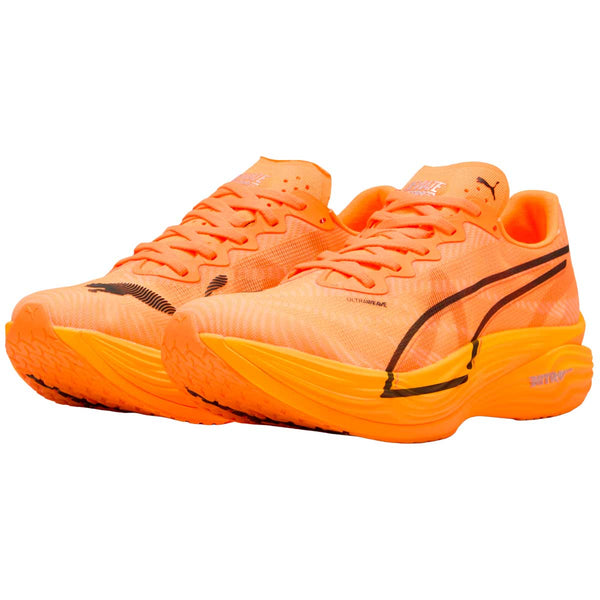 Tenis Puma Deviate NITRO Elite 3 Naranja Negro Hombre