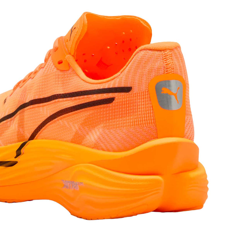Tenis Puma Deviate NITRO Elite 3 Naranja Negro Hombre