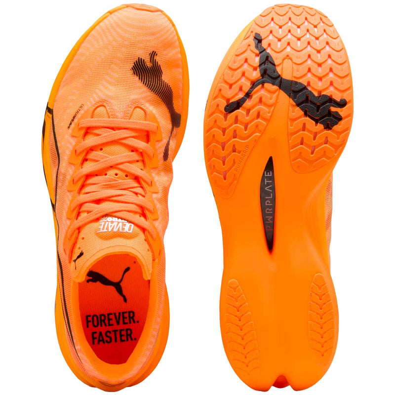 Tenis Puma Deviate NITRO Elite 3 Naranja Negro Unisex