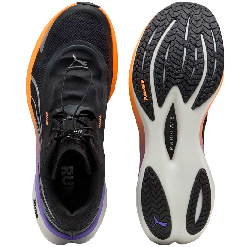 Tenis Puma Deviate NITRO™ Elite 3 WTR+ Negro Plata Hombre