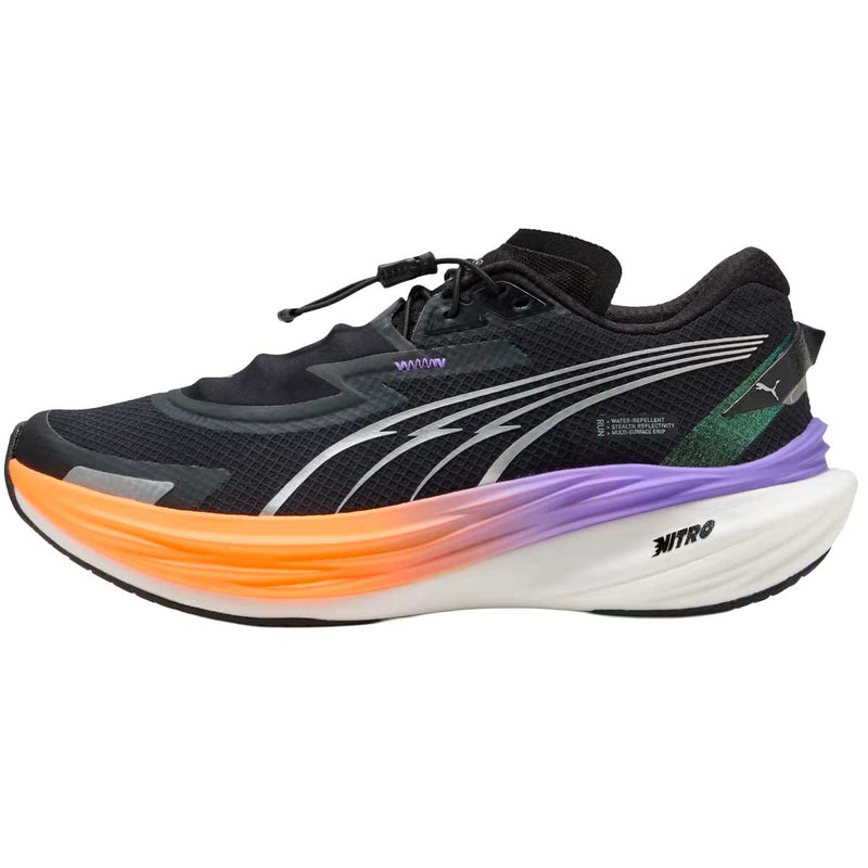 Tenis Puma Running Deviate NITRO™ 3 WTR+ Negro Mujer