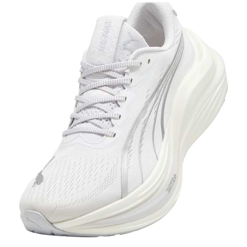 Tenis Puma Running MAGMAX NITRO Blanco Plata Hombre