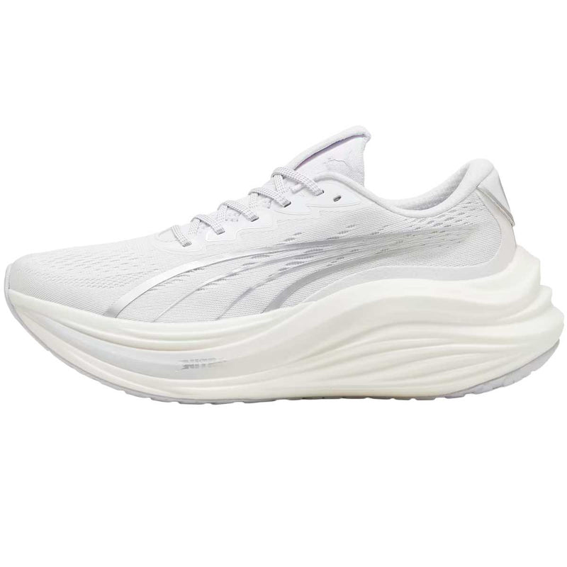 Tenis Puma Running MAGMAX NITRO Blanco Plata Hombre