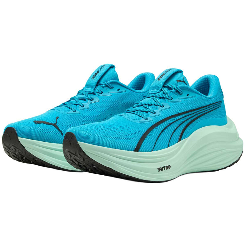 Tenis Puma Running MAGMAX NITRO Celeste Aqua Hombre