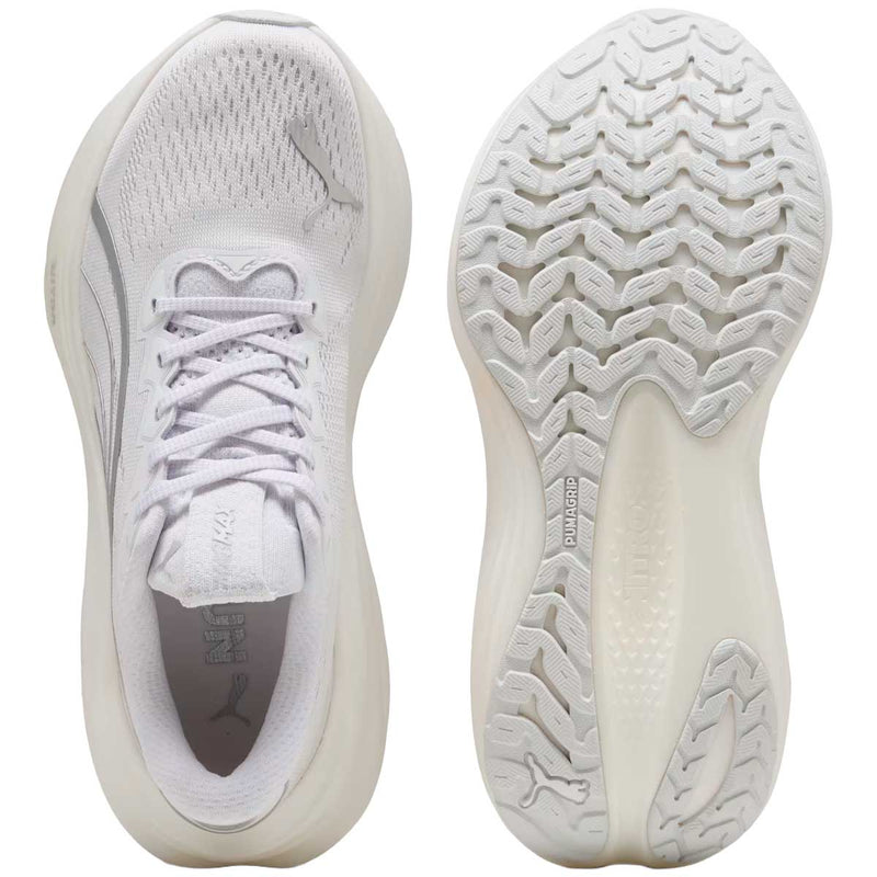 Tenis Puma MAGMAX NITRO Blanco Plata Mujer