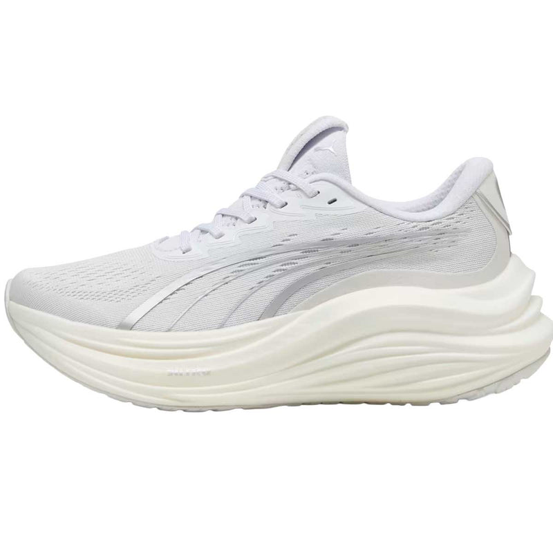 Tenis Puma MAGMAX NITRO Blanco Plata Mujer