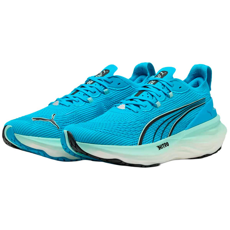 Tenis Puma FOREVERRUN NITRO 2 Celeste Aqua Hombre
