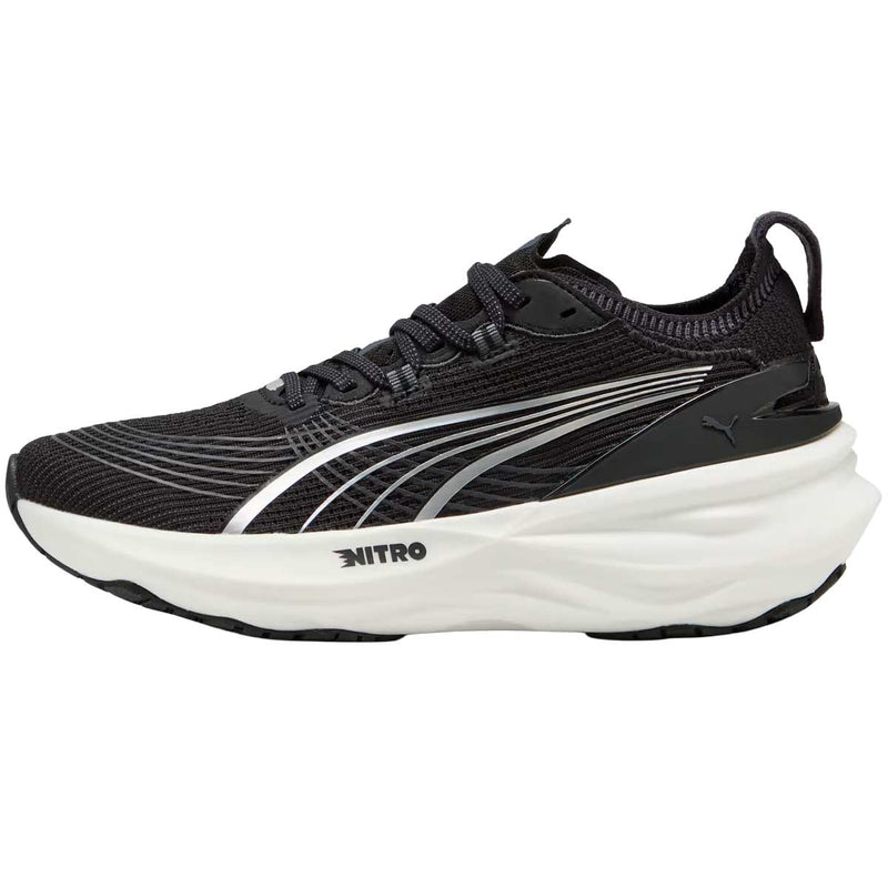 Tenis Puma FOREVERRUN NITRO 2 Negro Blanco Mujer