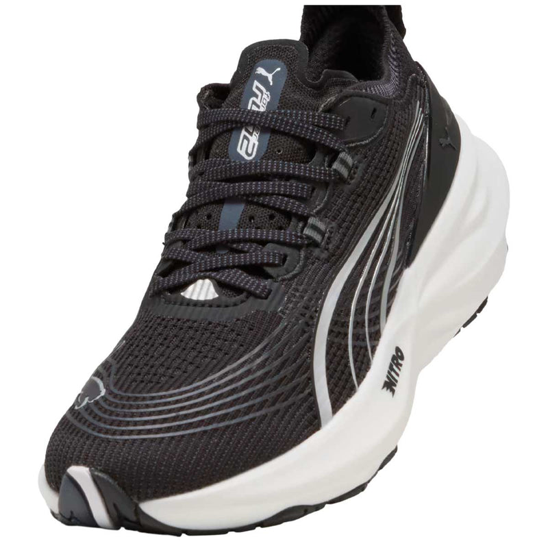 Tenis Puma FOREVERRUN NITRO 2 Negro Blanco Mujer