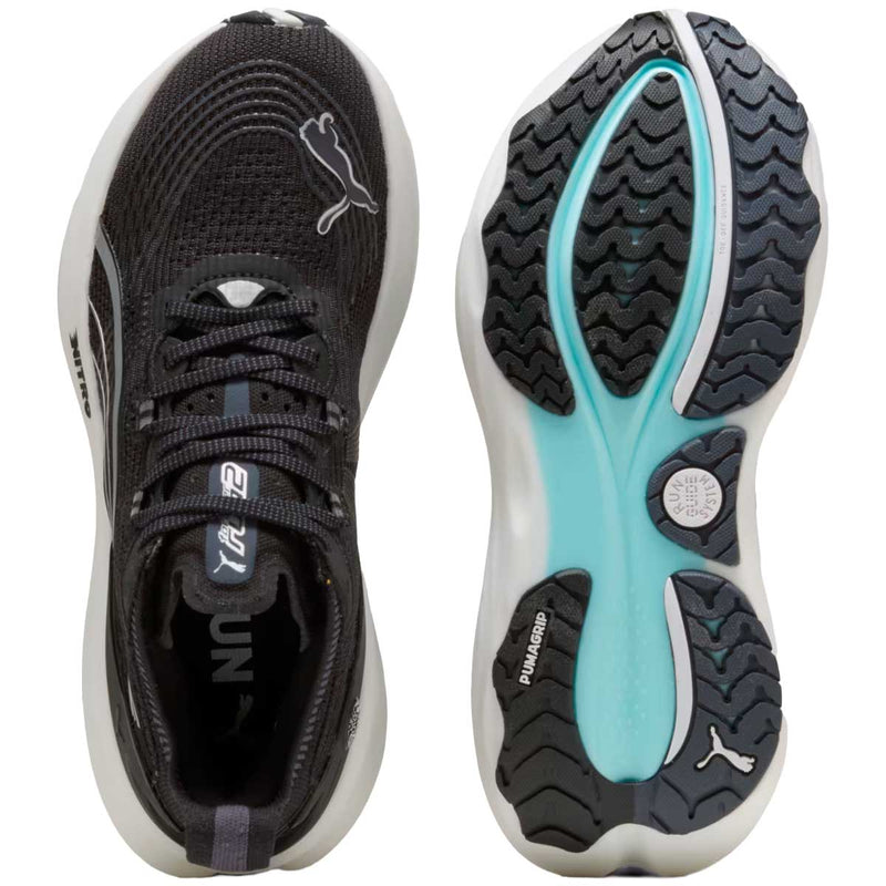 Tenis Puma FOREVERRUN NITRO 2 Negro Blanco Mujer