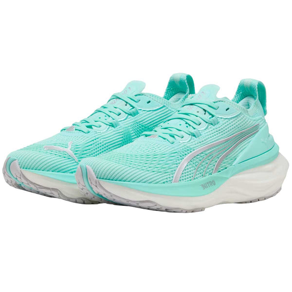 Tenis Puma FOREVERRUN NITRO 2 Aqua Blanco Mujer