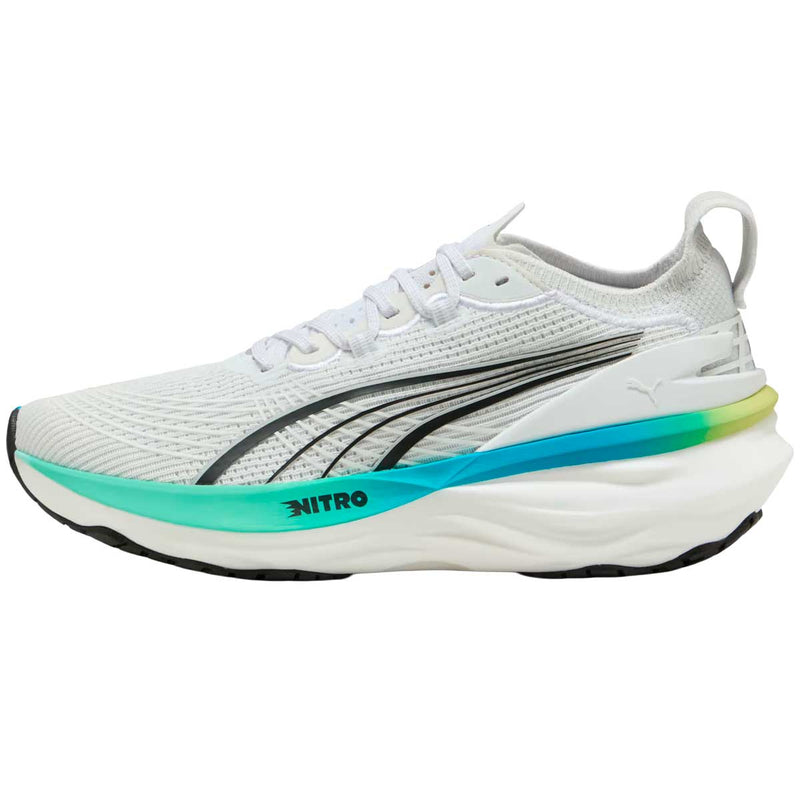 Tenis Puma FOREVERRUN NITRO 2 Blanco Celeste Mujer